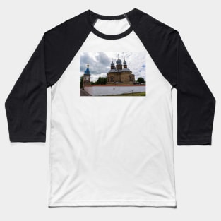 Orthodox Church against cloudy sky Baseball T-Shirt